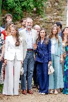 Spansih Royals visit San Marti del Vall