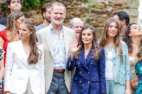 Spansih Royals visit San Marti del Vall