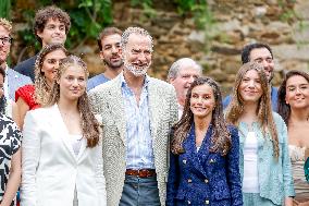 Spansih Royals visit San Marti del Vall