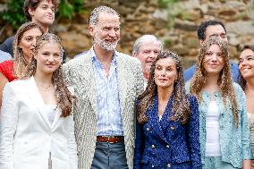 Spansih Royals visit San Marti del Vall