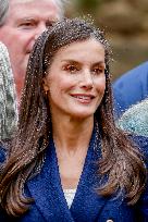 Spansih Royals visit San Marti del Vall