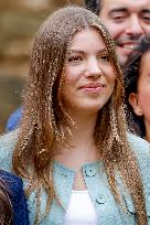 Spansih Royals visit San Marti del Vall