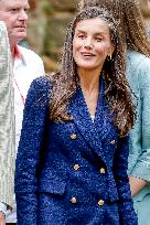 Spansih Royals visit San Marti del Vall