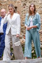 Spansih Royals visit San Marti del Vall