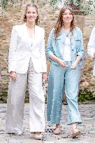 Spansih Royals visit San Marti del Vall
