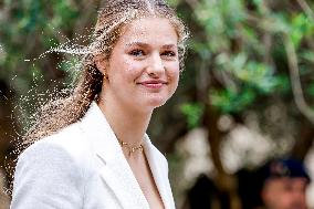 Spansih Royals visit San Marti del Vall