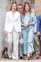 Spansih Royals visit San Marti del Vall