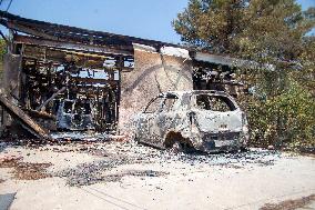 Wildfire Breaks Out in Limassol - Cyprus