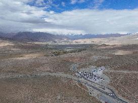 Scenic Views of the Karakoram Highway in Xinjiang - China