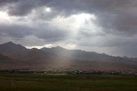 Scenic Views of the Karakoram Highway in Xinjiang - China