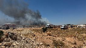Explosion Rocks Idlib - Syria