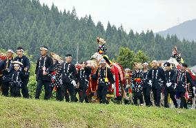 Horse parade in northeastern Japan