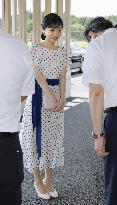 Princess Kako at high school equestrian c'ship