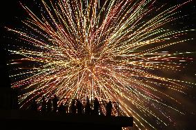 Tenjin festival in Osaka