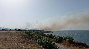 Fire Threatens Resort And Causes Evacuation - Italy