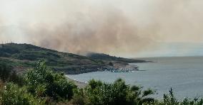Fire Threatens Resort And Causes Evacuation - Italy