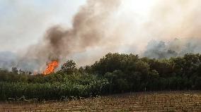 Fire Threatens Resort And Causes Evacuation - Italy