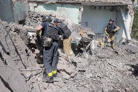 Aftermath Of Russian Air Bomb Strike On Hospital - Kharkiv
