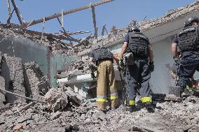 Aftermath Of Russian Air Bomb Strike On Hospital - Kharkiv