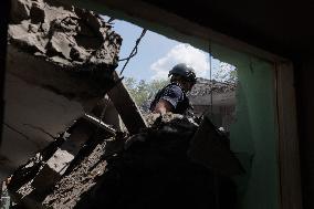 Aftermath Of Russian Air Bomb Strike On Hospital - Kharkiv