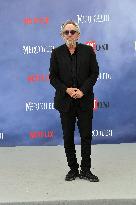 Tim Burton And Monica Bellucci At Presentation Of Wednesday Season 2 - Italy