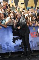 Tim Burton And Monica Bellucci At Presentation Of Wednesday Season 2 - Italy
