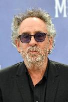 Tim Burton And Monica Bellucci At Presentation Of Wednesday Season 2 - Italy