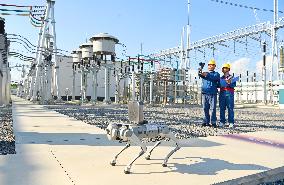 Intelligent Robot Inspects Power Grid in Chuzhou