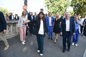 Celebrations marking the first anniversary of the Paris 2024 Olympic Games