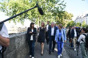 Celebrations marking the first anniversary of the Paris 2024 Olympic Games