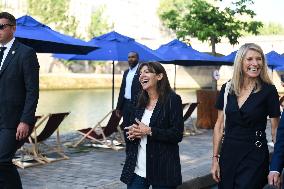 Celebrations marking the first anniversary of the Paris 2024 Olympic Games