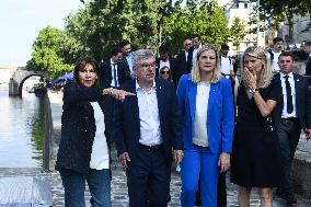 Celebrations marking the first anniversary of the Paris 2024 Olympic Games