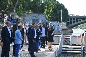 Celebrations marking the first anniversary of the Paris 2024 Olympic Games