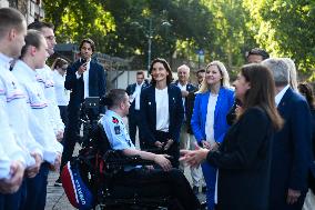Celebrations marking the first anniversary of the Paris 2024 Olympic Games