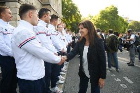 Celebrations marking the first anniversary of the Paris 2024 Olympic Games
