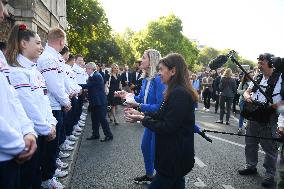 Celebrations marking the first anniversary of the Paris 2024 Olympic Games