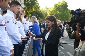 Celebrations marking the first anniversary of the Paris 2024 Olympic Games