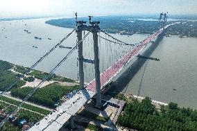 Shuangliu Yangtze River Bridge after closure - Wuhan