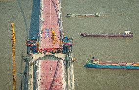 Shuangliu Yangtze River Bridge after closure - Wuhan