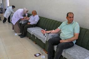 Blood Donation Campaign in Palestine