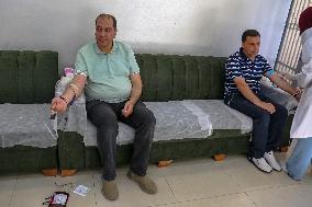 Blood Donation Campaign in Palestine