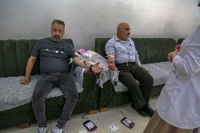 Blood Donation Campaign in Palestine