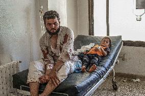 Explosion in The North of Idlib City in Syria