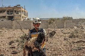 Explosion in The North of Idlib City in Syria