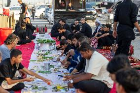 Imam Hussein religious procession - Basrah