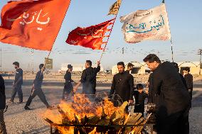 Imam Hussein religious procession - Basrah