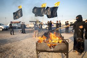 Imam Hussein religious procession - Basrah