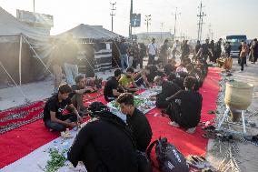 Imam Hussein religious procession - Basrah