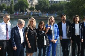 Celebrations marking the first anniversary of the Paris 2024 Olympic Games