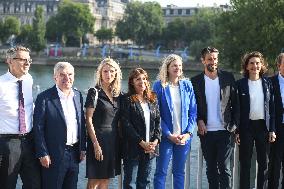 Celebrations marking the first anniversary of the Paris 2024 Olympic Games